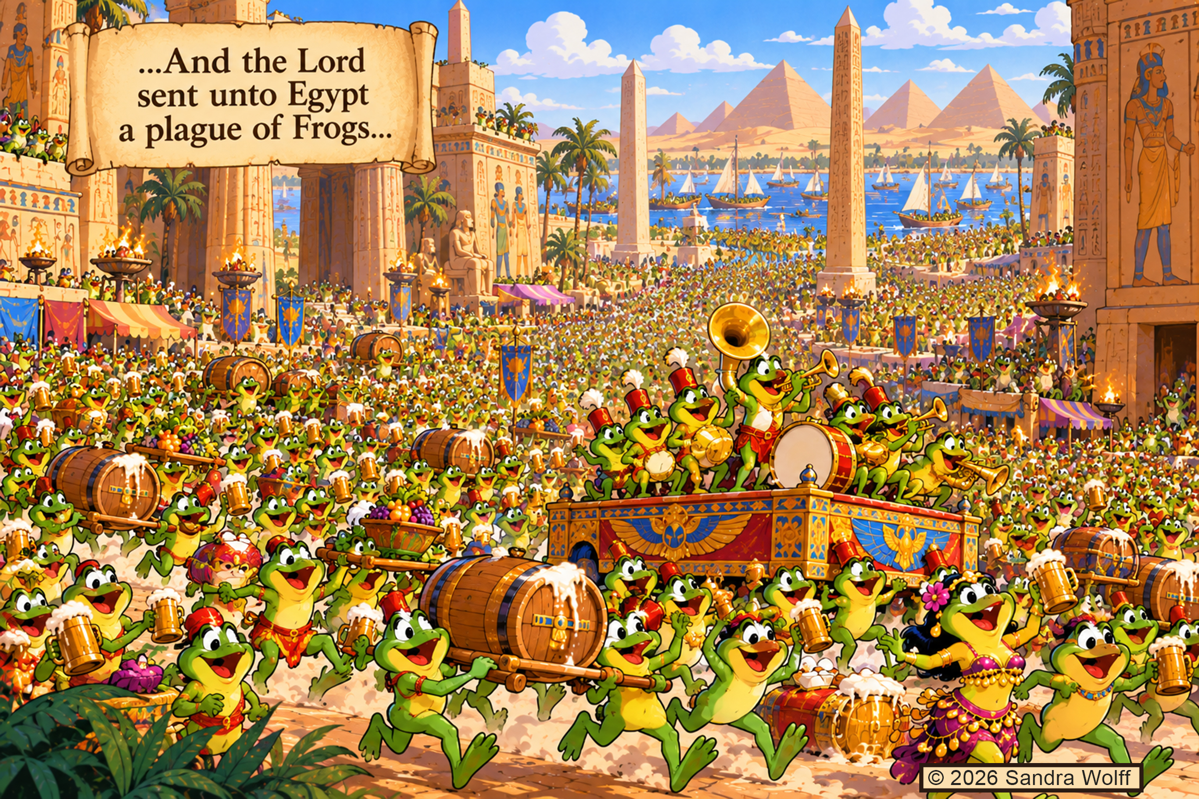 POF 01 Frog Parade Through Ancient Egypt